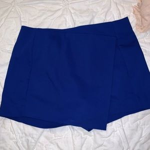 Express royal blue skort